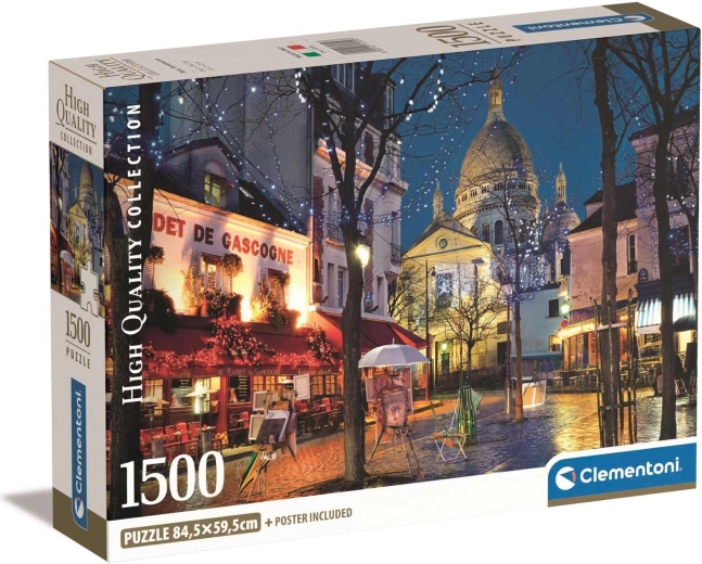 Puzzle 1500 darabos compact Párizs Montmartre