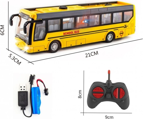 Távirányítós iskola busz 1:30