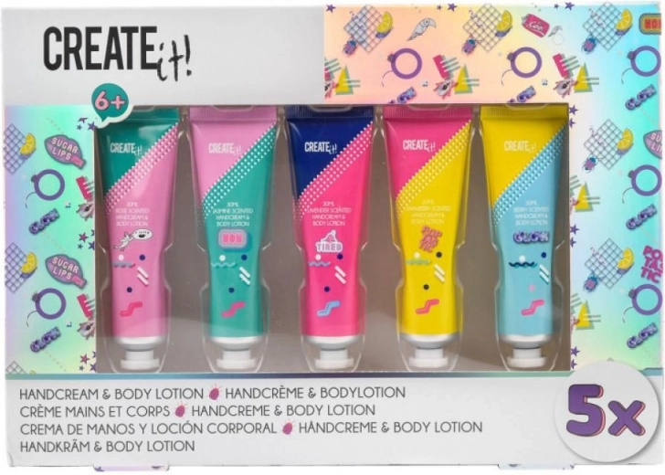 Create it kéz- és testkrém készlet (5×30 ml)