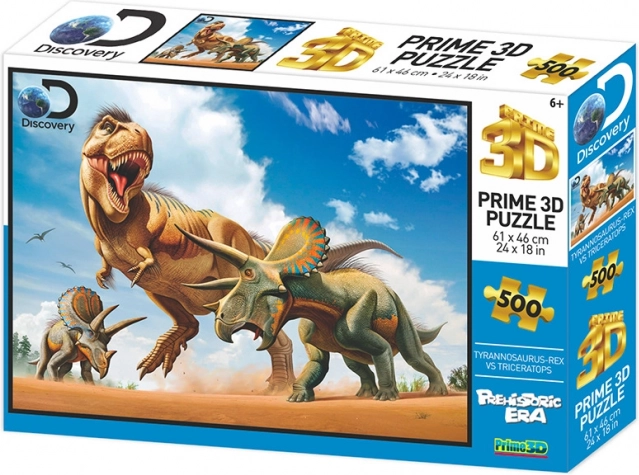 Dinoszauruszok prémium 3D puzzle 500 darab