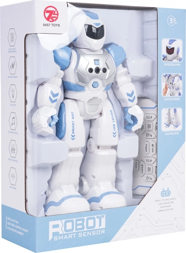 Multifunkcionális interaktív SMART-BOT robot távirányítóval