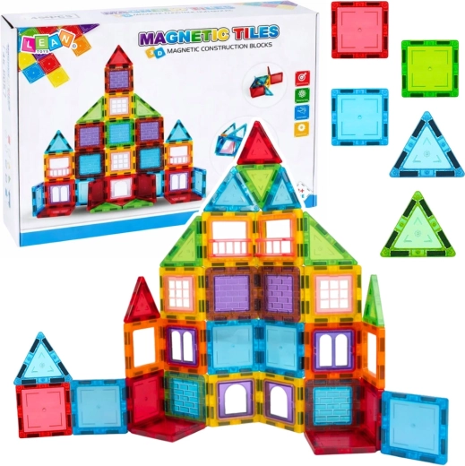 Mágneses 3D építőjáték 45 elemmel