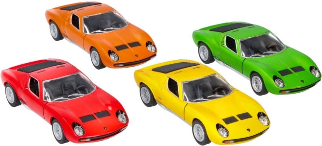 Fém modell Lamborghini Miura P400 SV 1971