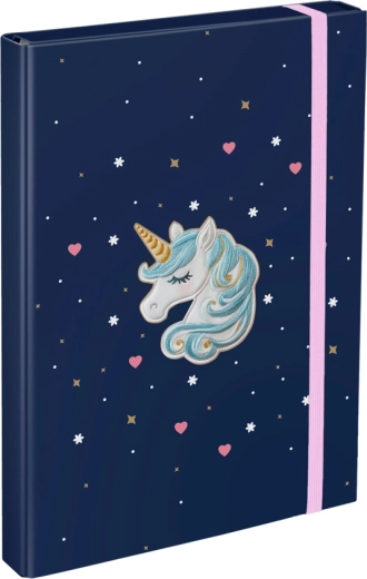 A4-es füzetborító mappa Unicorn Gold BAAGL