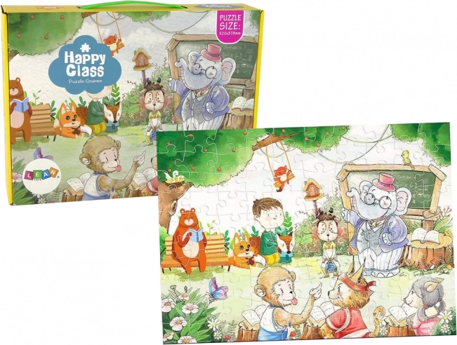 Állati Iskola Puzzle 100 Darabos