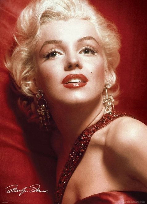 Puzzle MARILYN MONROE – Vörös portré 1000 darab