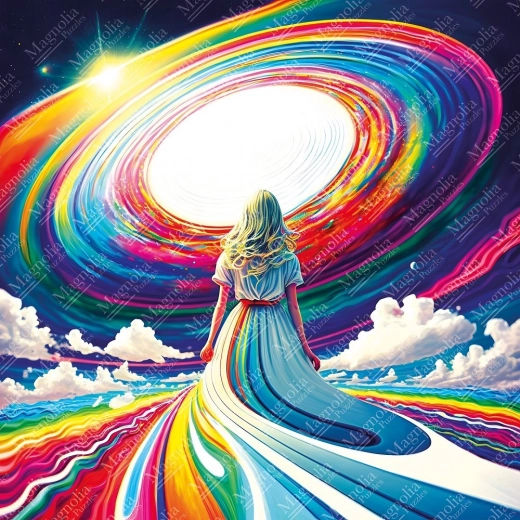 Magnólia kirakó – összekapcsolás, 1023 darab