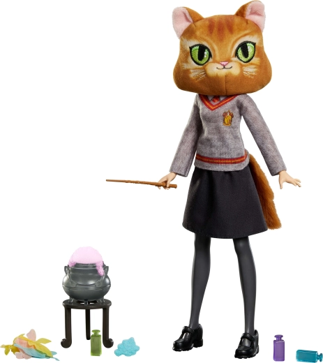 Mozgatható baba roxforti egyenruhában