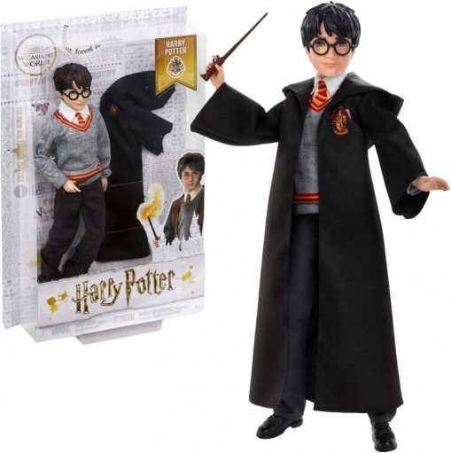 harry potter – roxforti baba varázspálcával és köpennyel