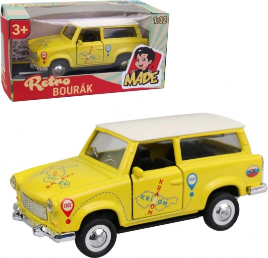 Fém autómodell Trabant kombi 12 cm