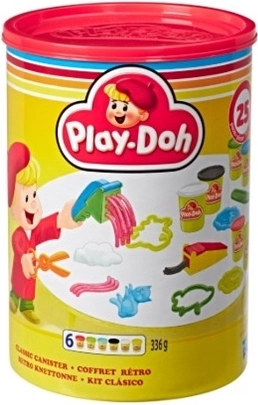 Play-Doh klasszikus retró doboz 25 darabos készlettel
