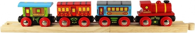 Bigjigs Rail személyvonat 2 sinelemmel