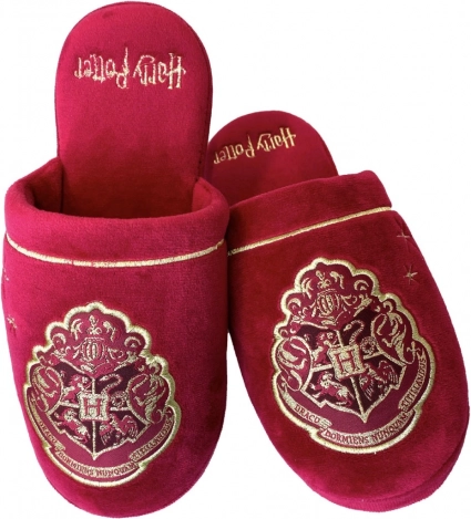 Harry Potter Roxfort papucsok piros