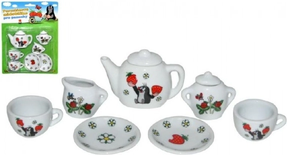 Porcelán teáskészlet KISVAKOND gyerekeknek