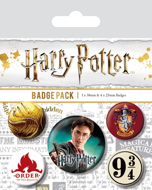 HARRY POTTER kitűzők – Griffendél