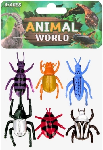 Animal world rovarfigurák (6 db)