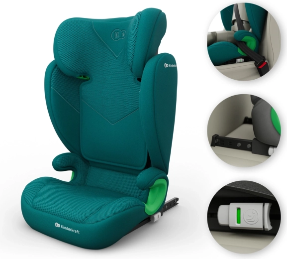 Stabil ISOFIX a helyes beszerelést jelző indikátorokkal