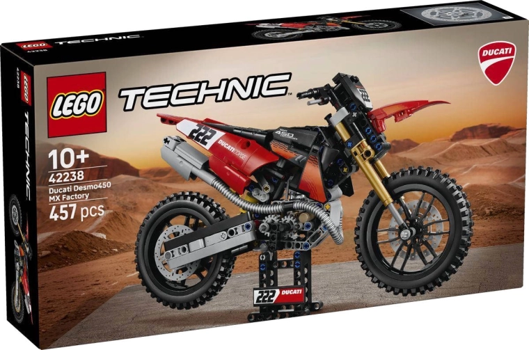 LEGO Technic Ducati Desmo450 MX Factory motorkerékpár