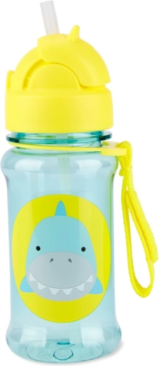 Skip Hop Zoo tritán kulacs szívószállal 355 ml – Cápa
