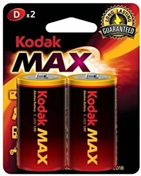 Kodak Alkaline Max alkáli elemek D 1,5 V, 2 db