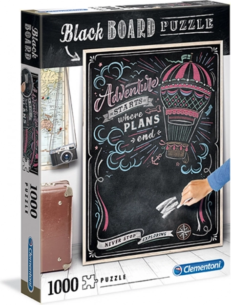 Clementoni puzzle Black Board 1000 – utazás