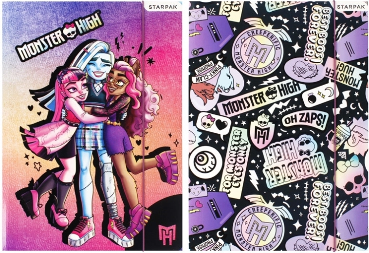 A4-es füzet- és dokumentumtartó Monster High – 1 db
