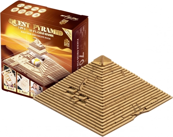 EscapeWelt Fa 3D Kirakó Piramis