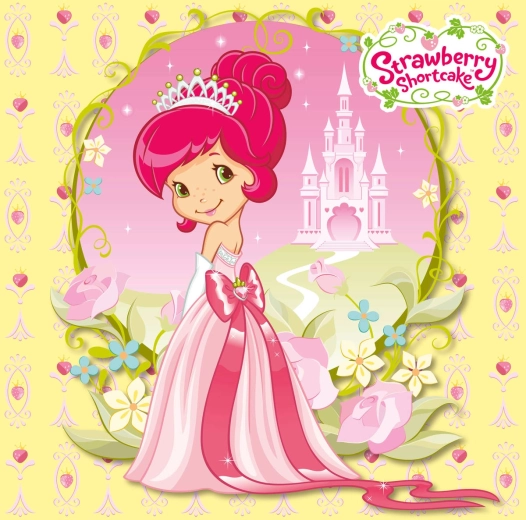 Akim négyzet alakú kifestő eperke (Strawberry Shortcake) - 1 darab