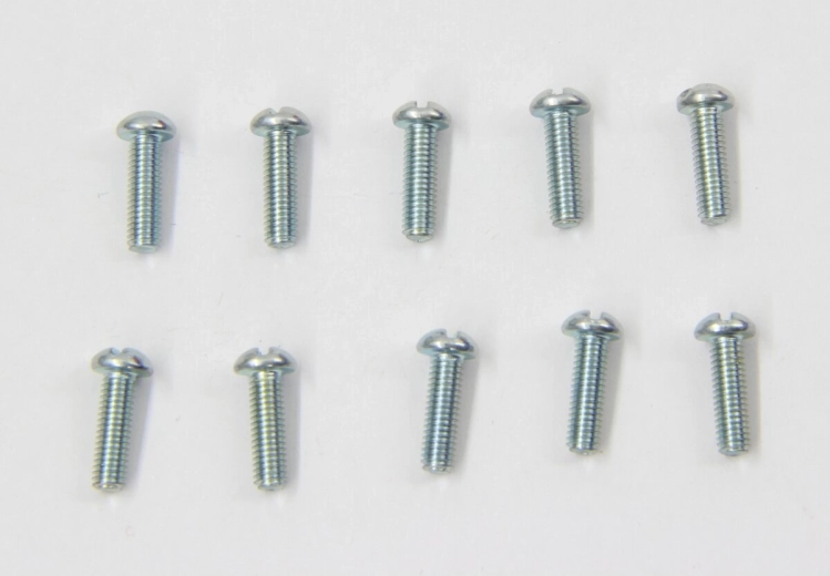 M3 × 10 mm-es hengeres fejű csavarok, 10 darab