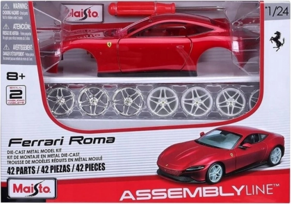 Maisto Assembly Line Ferrari Roma – autómodell építőkészlet 1:24