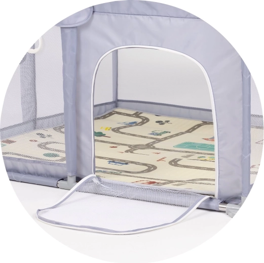 Praktikus cipzáras ajtó az önálló bejáráshoz