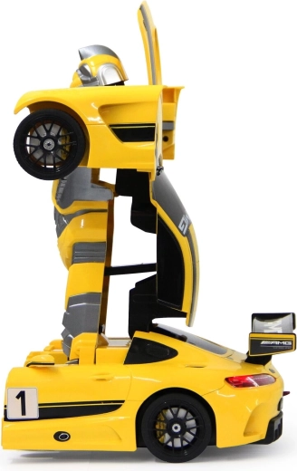 Gombnyomásra történő átalakulás: autó és robot