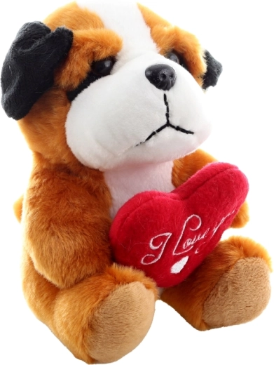 Hímzett szívecske vallomással