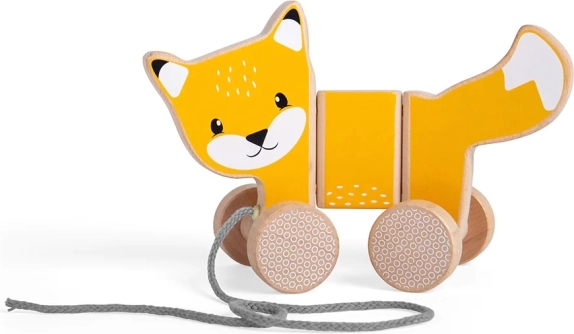 Húzós róka FSC fából BIGJIGS TOYS