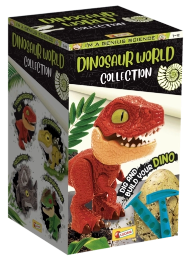 4 dinoszaurusz összeállítható kollekciója
