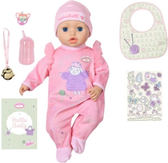 Baby Annabell interaktív baba Annabell 43 cm
