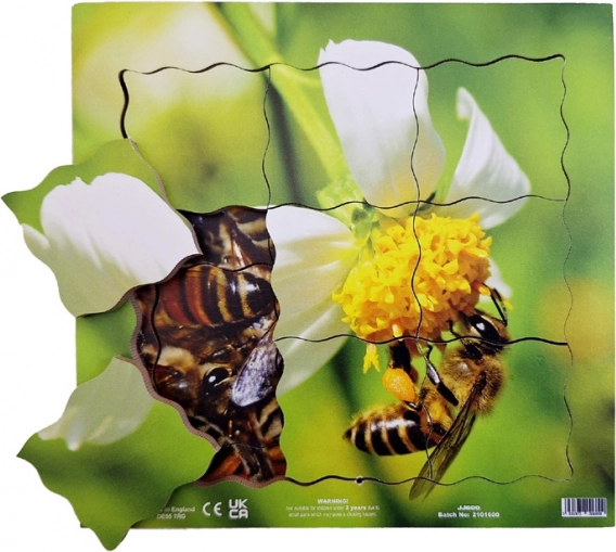Just Jigsaws 600 Méh – fa rétegelt puzzle