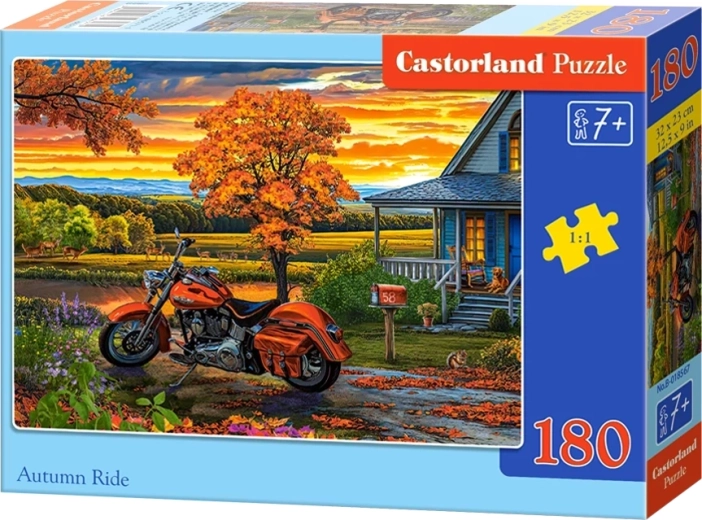 Castorland puzzle Őszi kirándulás 180 darabos