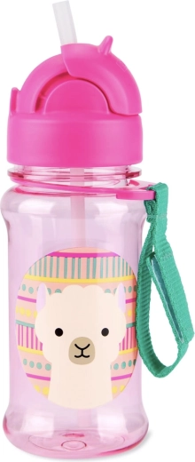 Skip Hop Zoo Tritan kulacs szívószállal 355 ml – Llama