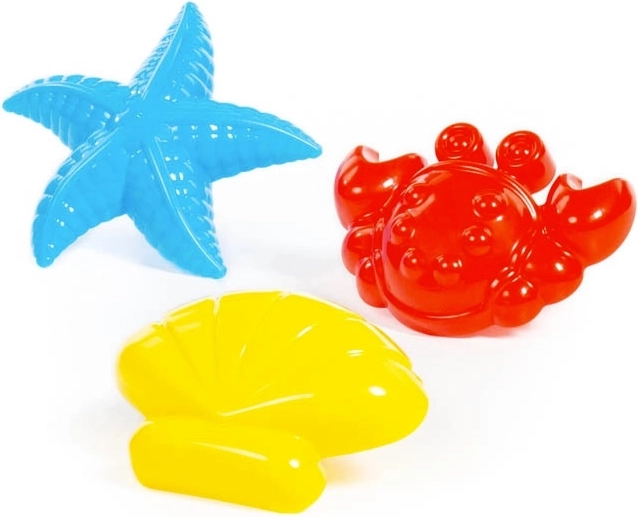 Homokozó formák Tengeri világ 3 db