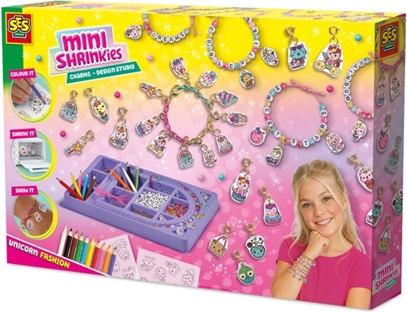 SES Mini Shrinkies Studio – kreatív készlet medálok készítéséhez