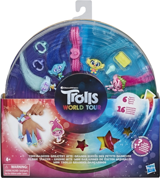 TROLLS TINY DANCERS figurák megacsomag