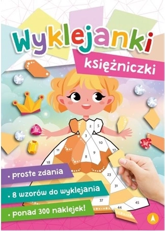 Hercegnős matricás képkirakó – öntapadós képek gyerekeknek