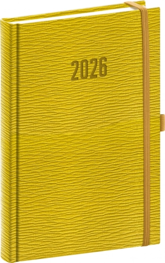 Dennapi Planner Rivoli 2026 sárgászöld