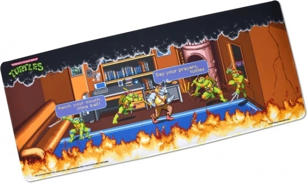 Ninja Teknőcök gamer egérpad 30 × 80 cm