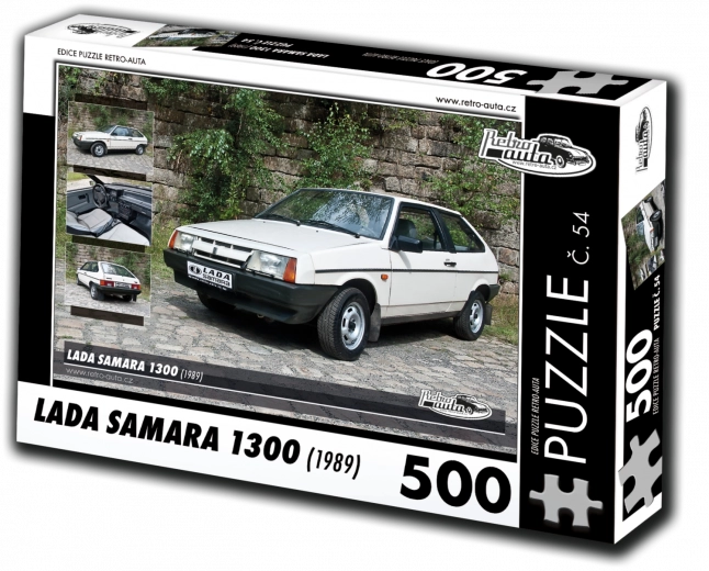 retro-autó puzzle lada samara 1300 (1989) 500 darab