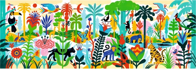 DJECO Jungle kirakó 100 darabbal