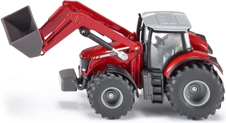 Siku traktor MASSEY FERGUSON 8690 homlokrakodóval 1:50