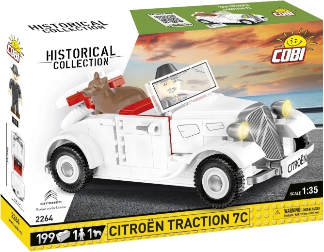 CITROEN Traction 7C kabrió építőkészlet 1:35