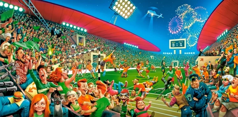 Puzzle Castorland Art Collection: Futball bajnokság 4000 darab